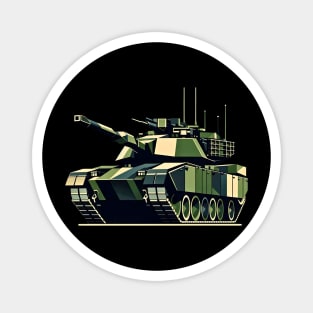 Armored Geometric Force | M1 Abrams Tank Tee Magnet